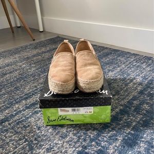 Sam Edelman Beige Platform Loafer